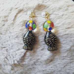 Luninana Earrings - Momo Fish Earrings XJ008