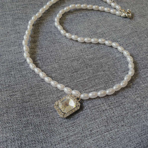 Luninana Necklace - Vintage Pearl Necklace YX028