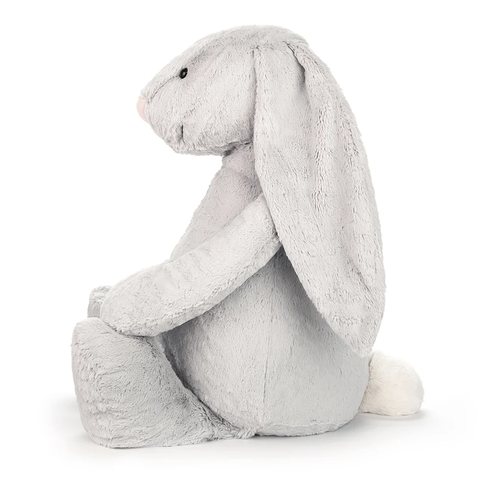 Jellycat Bashful Bunny Silver (Grey) Giant (Really Really Big) 108cm