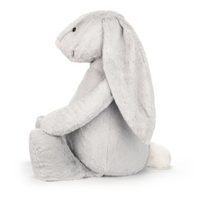 Load image into Gallery viewer, Jellycat Bashful Bunny Silver Giant (Really Really Big) 108cm

