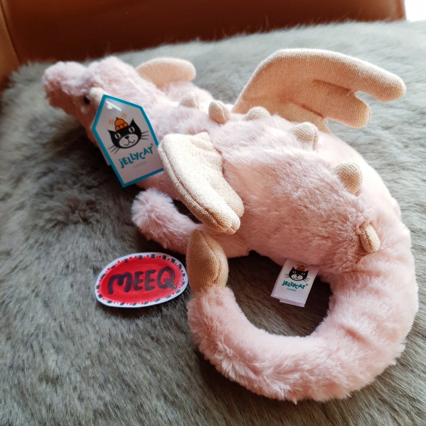 Jellycat Rose Dragon Little 28cm