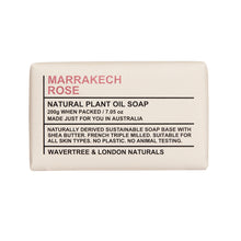 Load image into Gallery viewer, Wavertree &amp; London Marrakech Rose Soap Bar 200g
