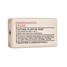 Load image into Gallery viewer, Wavertree &amp; London Marrakech Rose Soap Bar 200g
