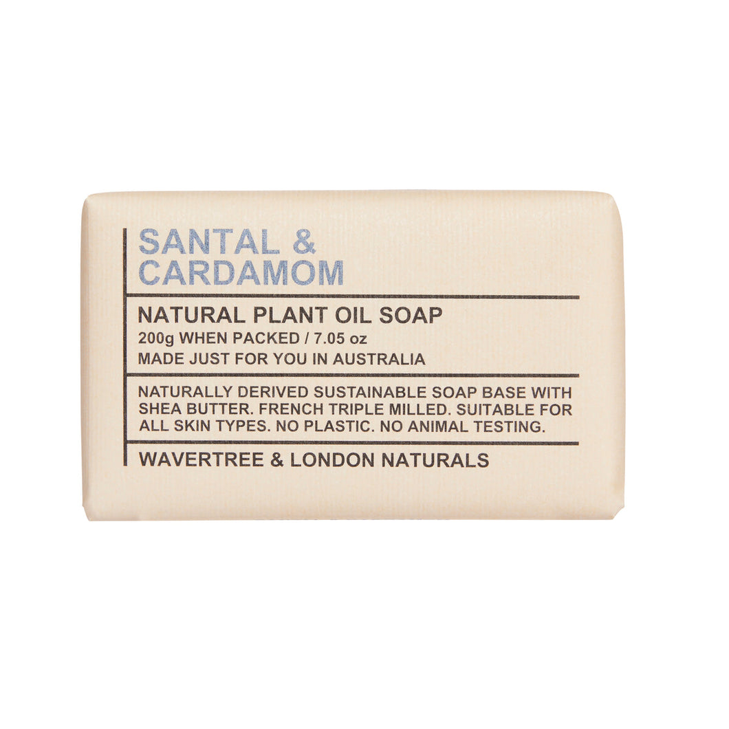 Wavertree & London Santal & Cardamom Soap Bar 200g