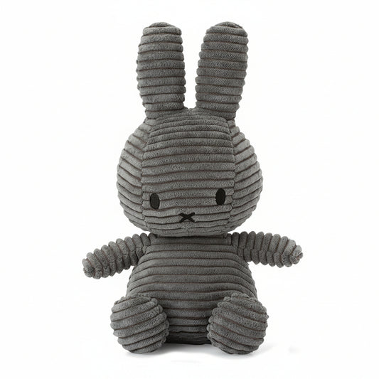 Miffy & Friends Miffy (ECO) Corduroy Grey 23cm