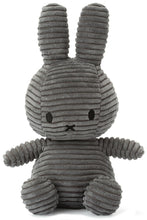 Load image into Gallery viewer, MIFFY &amp; FRIENDS Miffy Sitting Corduroy Grey (23cm)
