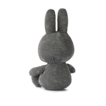Load image into Gallery viewer, MIFFY &amp; FRIENDS Miffy Sitting Corduroy Grey (33cm)
