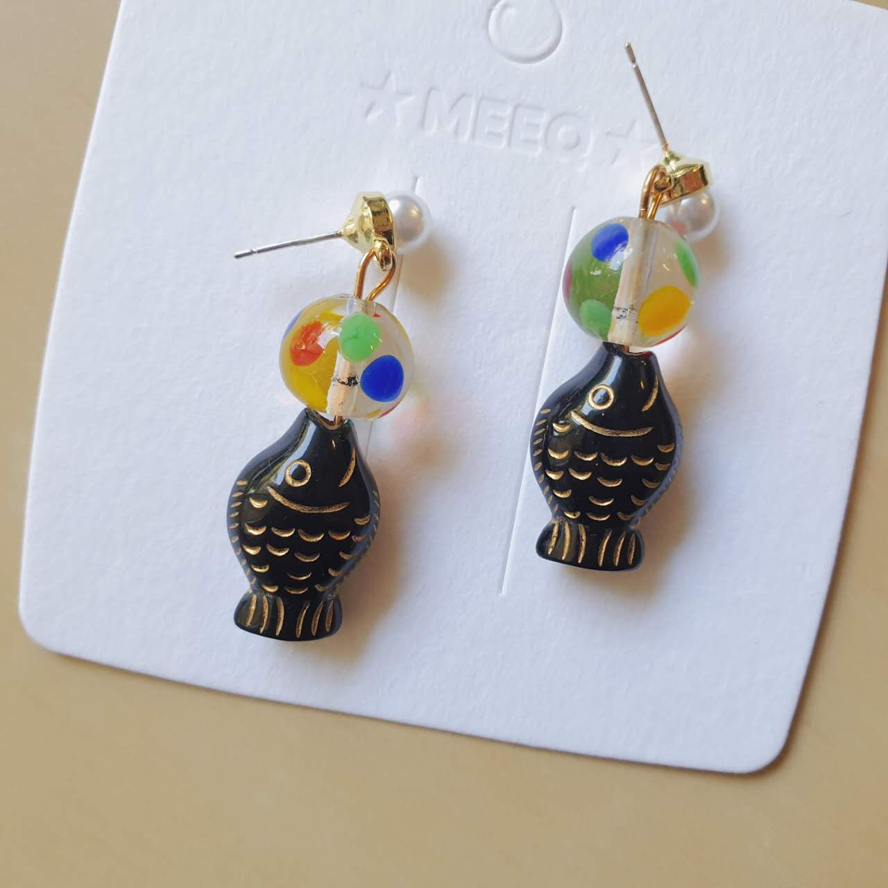 Luninana Earrings - Momo Fish Earrings XJ008