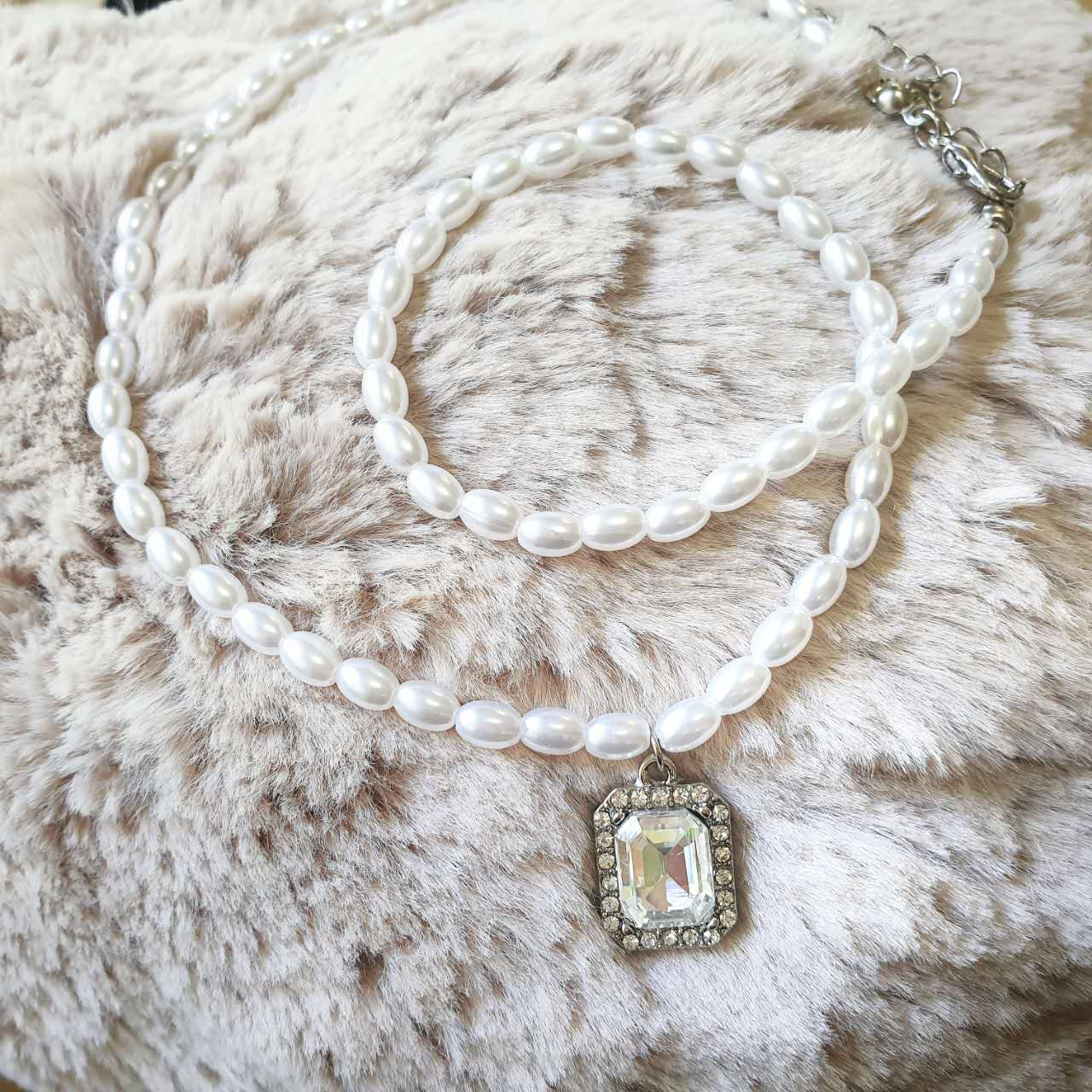 Luninana Necklace - Vintage Pearl Necklace YX028