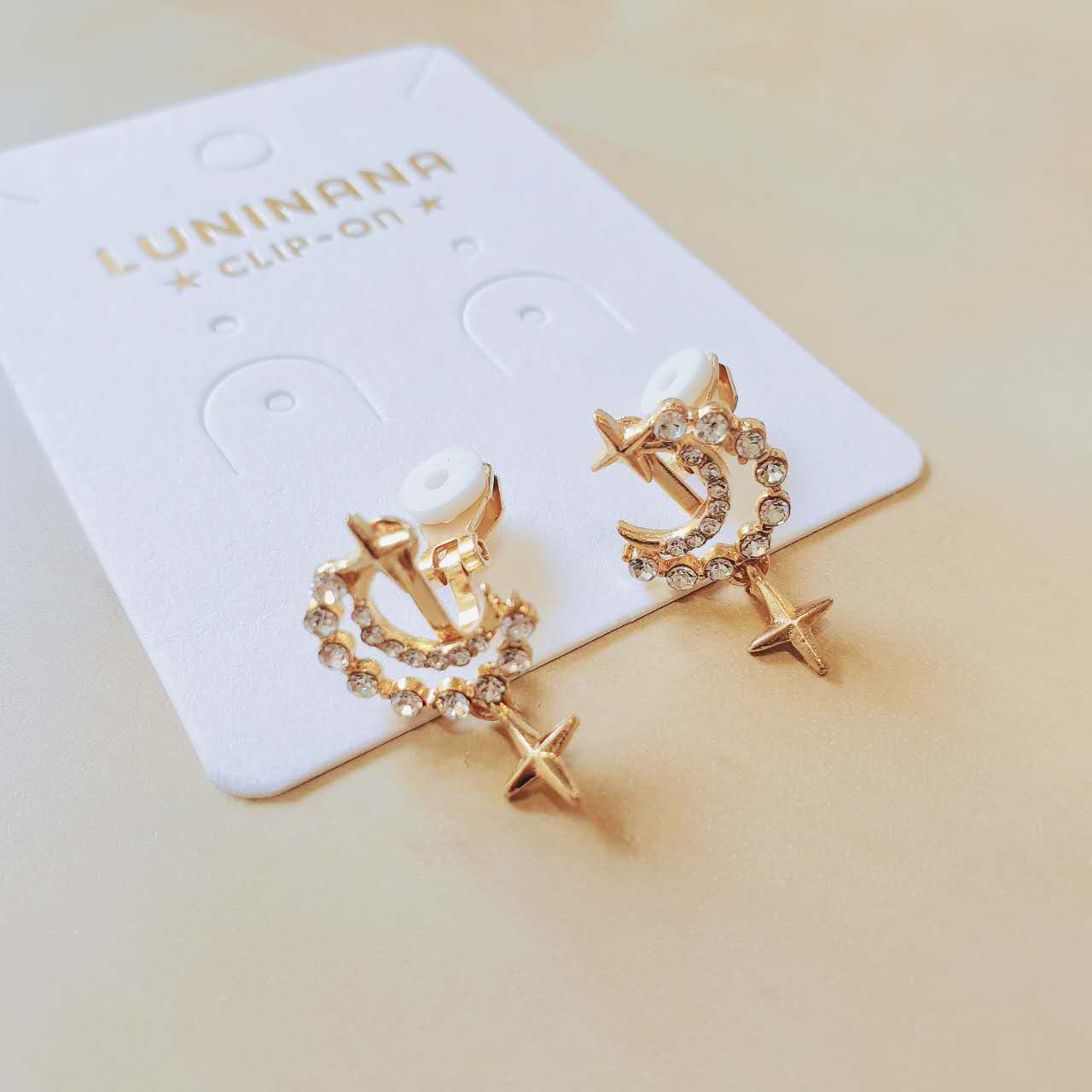 Luninana Clip-on Earrings - Starmoon earrings YX001