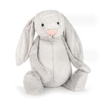 Load image into Gallery viewer, Jellycat Bashful Bunny Silver Giant (Really Really Big) 108cm

