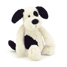 Load image into Gallery viewer, Jellycat Bashful Black &amp; Cream Puppy Small 18cm
