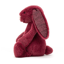 Load image into Gallery viewer, Jellycat Bashful Bunny Sparkly Cassis Small 18cm
