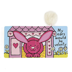 Jellycat Book If I Were A Rabbit Book (Pink) 15cm