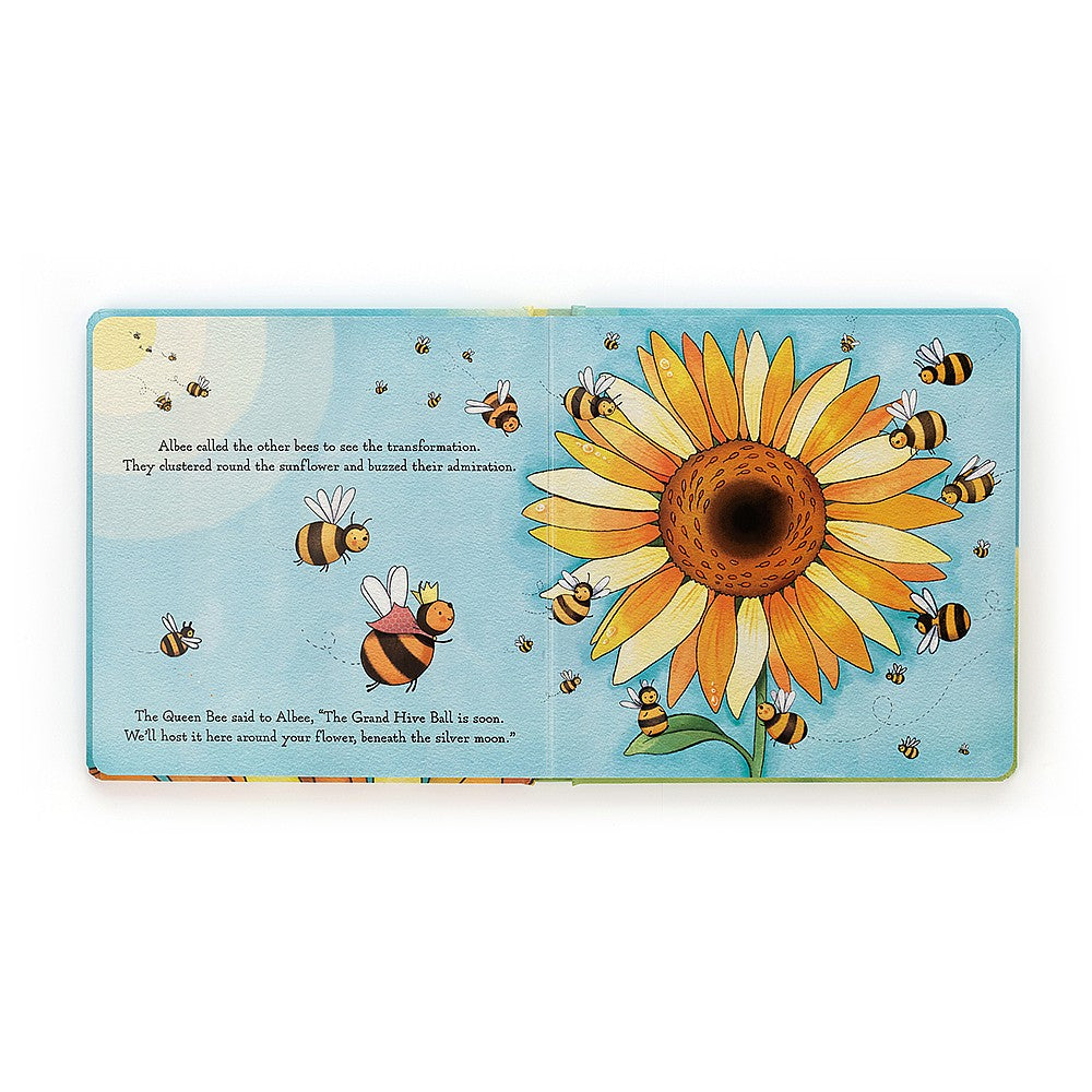 Jellycat Book Albee & The Big Seed (Bashful Bee) 18cm