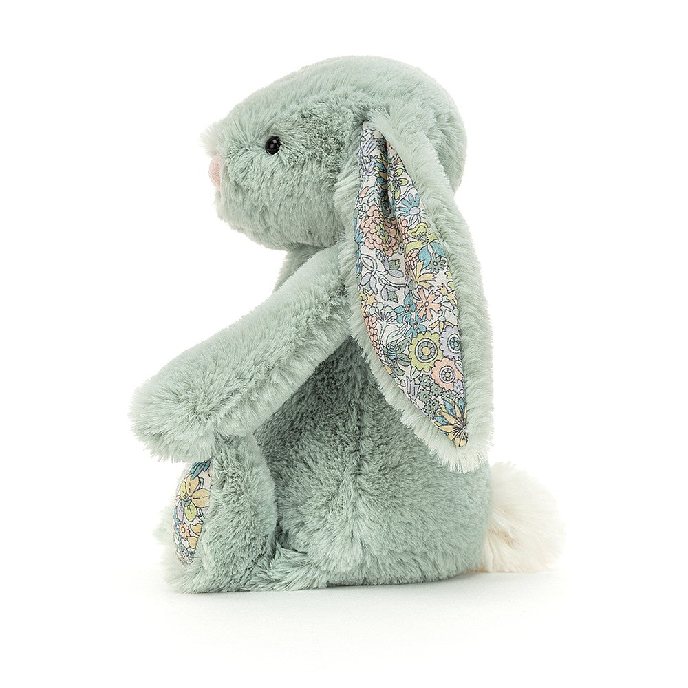  Small Blossom Sage Bunny うさぎ 花柄 Jellycat Bashful Bunny Blossom Sage Little (Small) 18cm – MeeQ