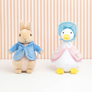 SOFT TOY: SILKY BEANBAG JEMIMA PUDDLE-DUCK PLUSH