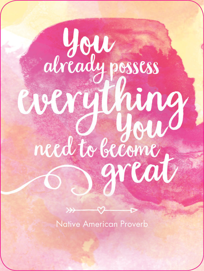 Affirmations 24 Cards - Positive Thoughts - DPT