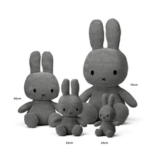 Load image into Gallery viewer, MIFFY &amp; FRIENDS Miffy Sitting Corduroy Grey (50cm)

