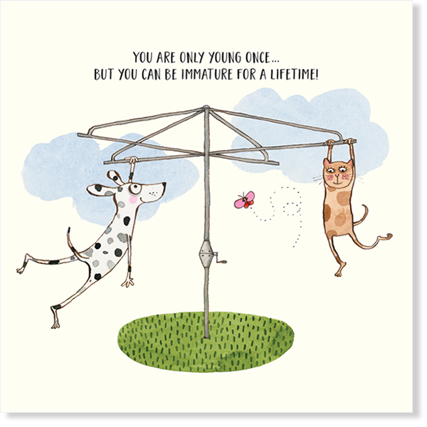 Affirmations - Twigseeds Birthday Card - Clothes Line - K111