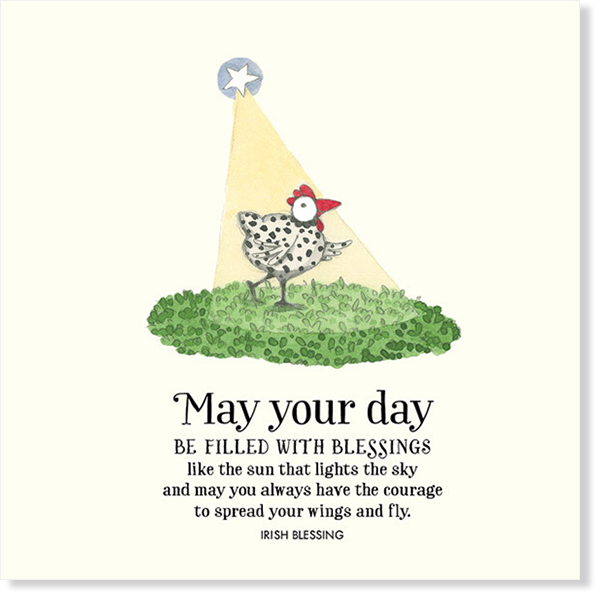 Affirmations - Twigseeds Thinking of You Card - May your day - K145