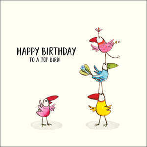 Affirmations - Twigseeds Birthday Card - Top Bird - K187