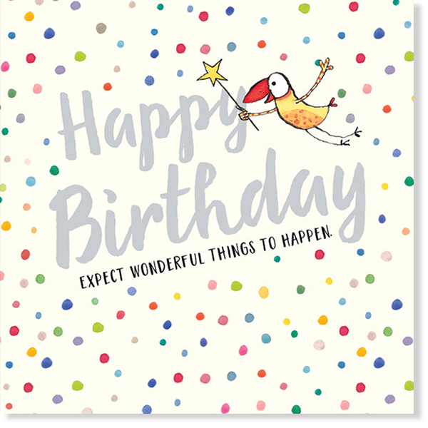 Affirmations - Twigseeds Birthday Card - Expect Wonderful - K188