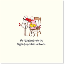Load image into Gallery viewer, Affirmations - Twigseeds Baby Card - The littlest feet - K191
