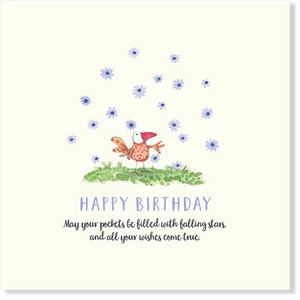 Affirmations - Twigseeds Birthday Card - Falling Stars - K199