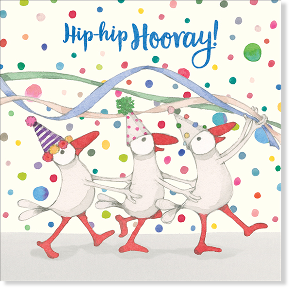 Affirmations - Twigseeds Congratulations Card - Hip-Hip Hooray! - K229