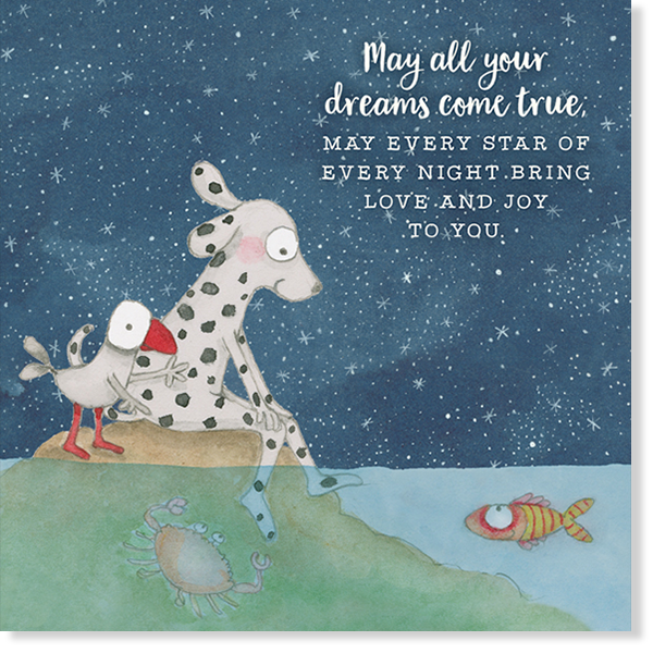 Affirmations - Twigseeds Inspirational Card - May all your dreams - K240