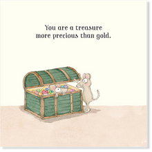 Load image into Gallery viewer, Affirmations - Twigseeds Love Card - You are a treasure - K249
