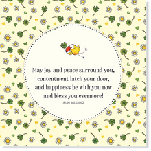 Load image into Gallery viewer, Affirmations - Twigseeds Wedding Card - May joy and peace - K261
