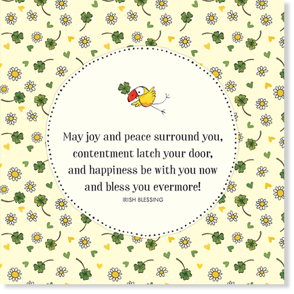 Affirmations - Twigseeds Wedding Card - May joy and peace - K261
