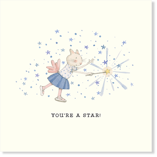 Affirmations - Twigseeds Congratulations Card - You're a Star - K266