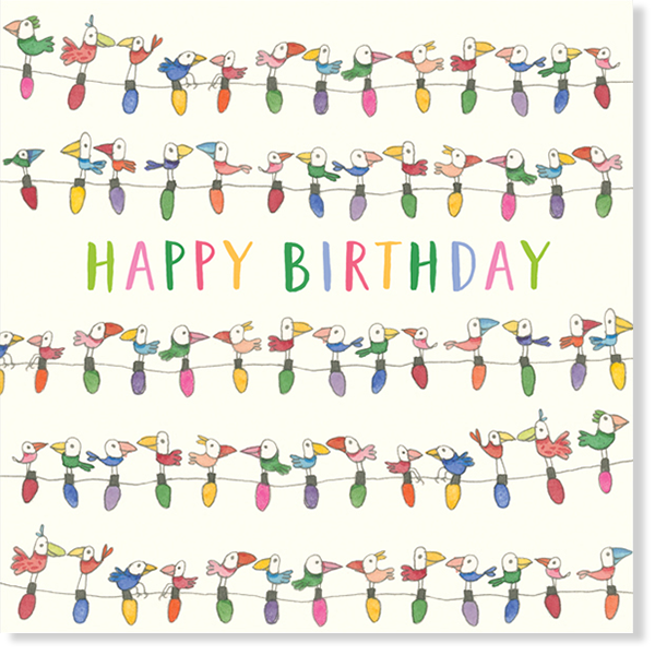 Affirmations - Twigseeds Birthday Card - Birds - K279