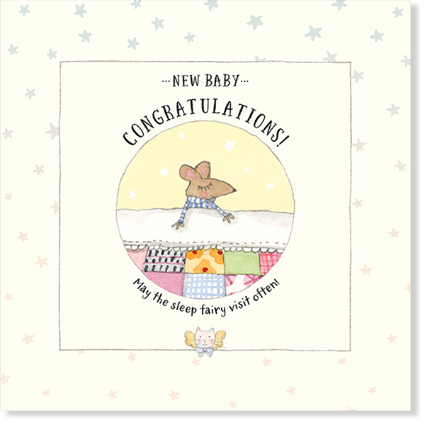 Affirmations - Twigseeds Baby Card - Sleep fairy - K290