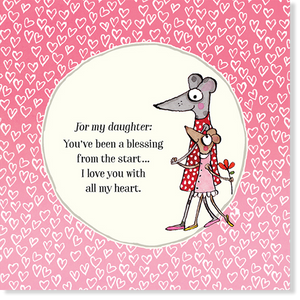 Affirmations - Twigseeds Greeting Card - For my daughter - K300