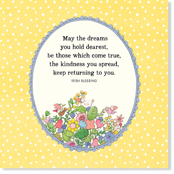 Affirmations - Twigseeds Greeting Card - May the Dreams You Hold - K321