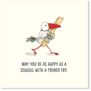 Affirmations - Twigseeds Friendship Card - Happy as a Seagull - K322