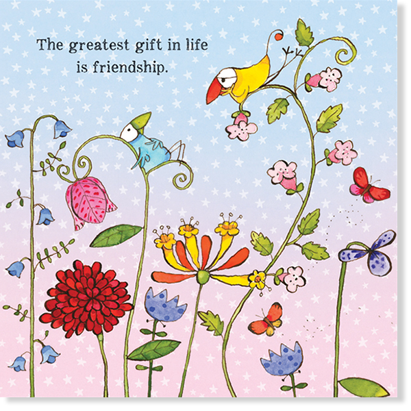 Affirmations - Twigseeds Friendship Card - The Greatest Gift of Life - K325