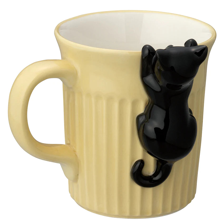 Decole Cat Hanging Mug - Black Cat
