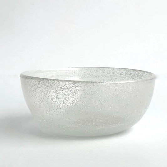 Kas-Mini Bubble Glass Bowl-White
