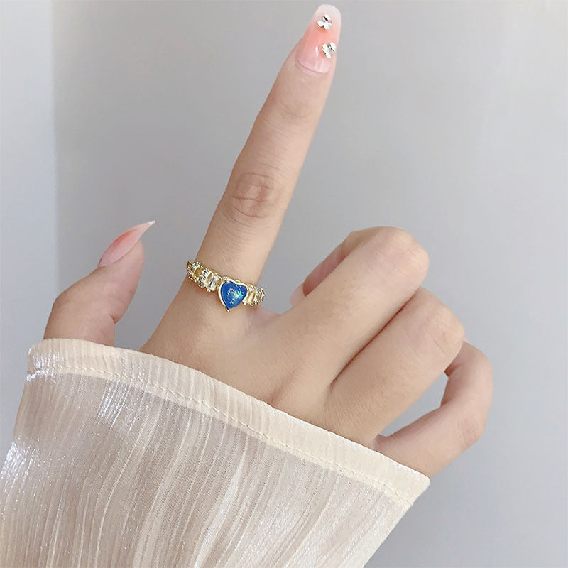 Luninana Ring - Blue Heart XX012