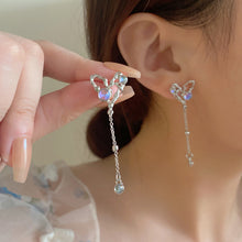Load image into Gallery viewer, Luninana Earrings - Silver Heart With Stone YBY074

