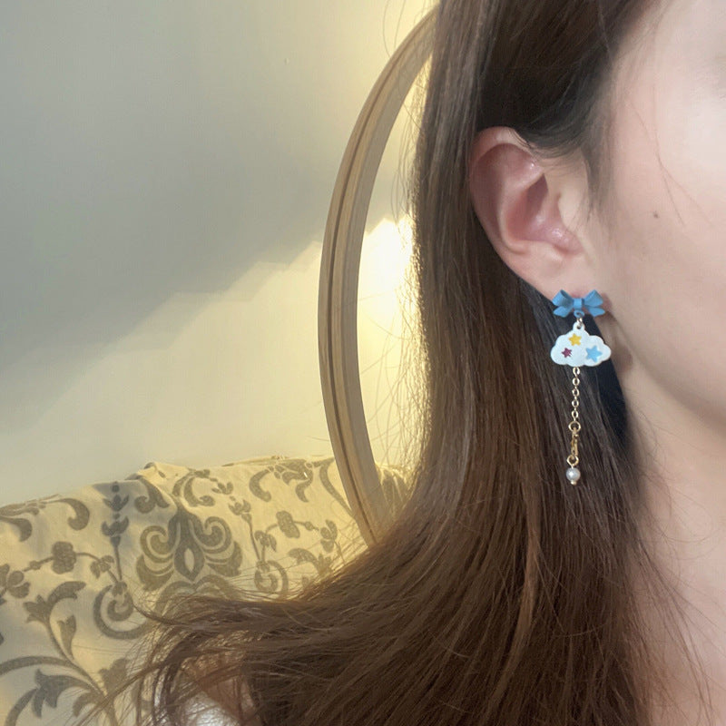 Luninana Clip-on Earrings - Skyward Bunny Earrings YBY030