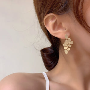 Luninana Clip-on Earrings - Golden Leaves Earrings YBY093