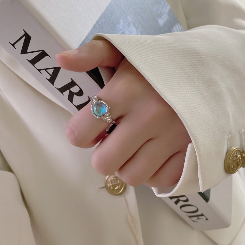 Luninana Ring - Rainbow Glass Ring YBY034