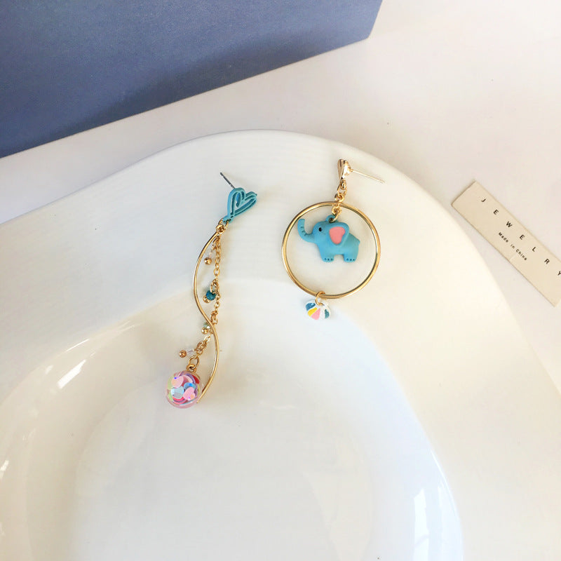 Luninana Earrings -  Little Happy Elephant Earrings YBY021