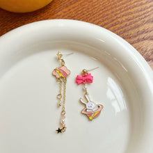 Load image into Gallery viewer, Luninana Earrings - Pink Magic Hat Bunny YBY070
